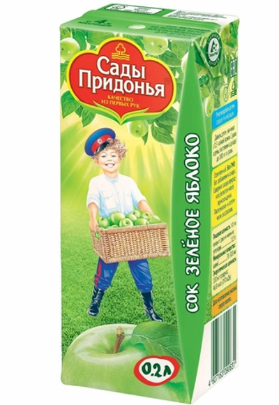 Сады Придонья сок осветл. Яблоко зеленое 02л/27