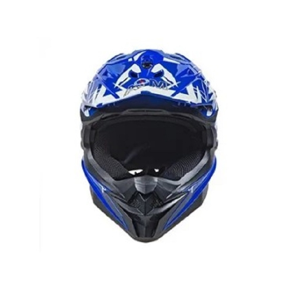 Шлем кроссовый AiM JK803S Blue/White, M