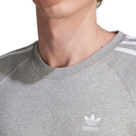 Толстовка Adidas 3-STRIPES CREW серый