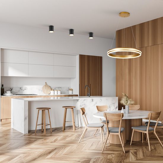 Светильник светодиодный 60W, 4200Lum, 4000K, IP20, белый AL5888 SHINNING RING