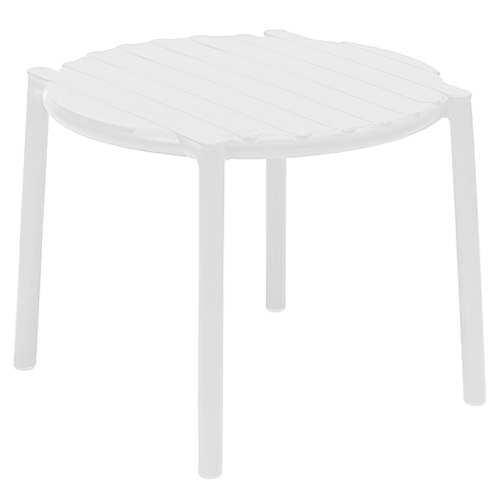 Столик пластиковый журнальный Nardi Doga, белый