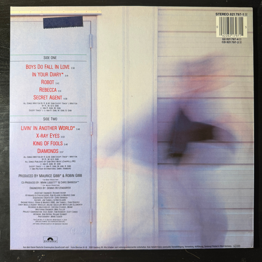 Robin Gibb ‎– Secret Agent (Германия 1984г.)