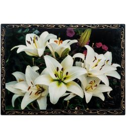 Народные промыслы ШК-13/33-B Шкатулка в технике декупаж (прям. 32х23х6,5)