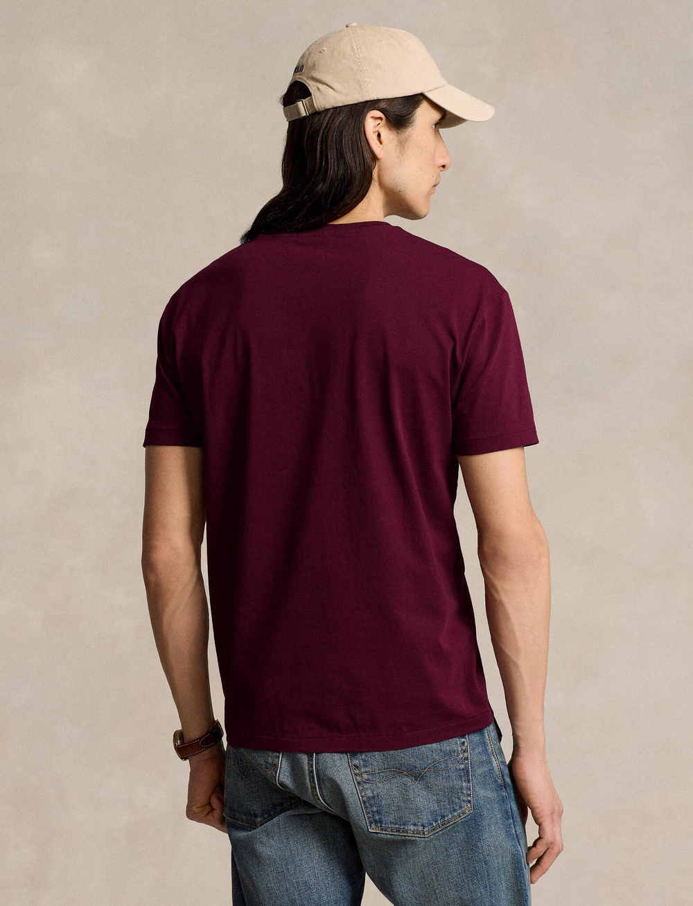 Футболка POLO RALPH LAUREN - бордовый(710952043)