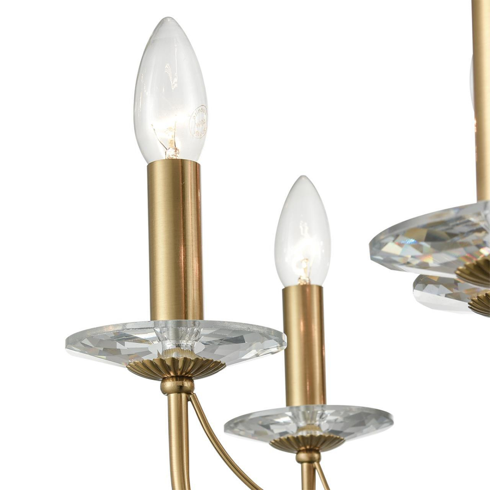 8033/16 CLASSI LN25 16 медь, металл/стекло Люстра подвесная Е14 16*40W 220V INCANTO