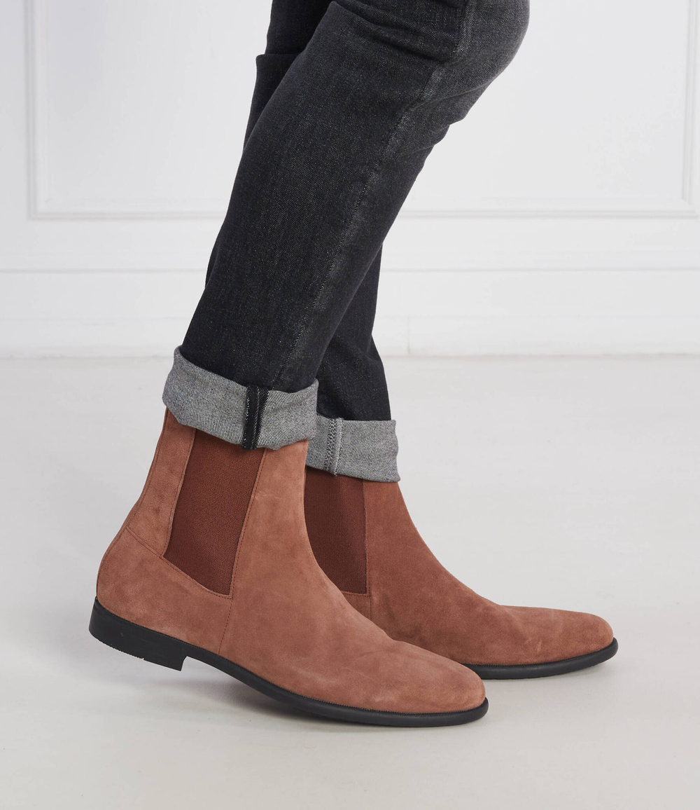 Кожаная обувь kyron_cheb_sd a HUGO - коричневый(50480100)