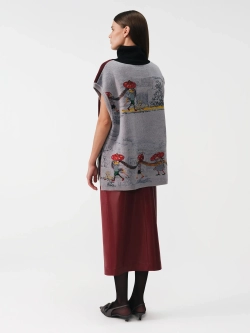 Жилет принтованный OLA OLA