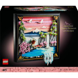 LEGO Art - Японский пейзаж с цветущей вишней 31218