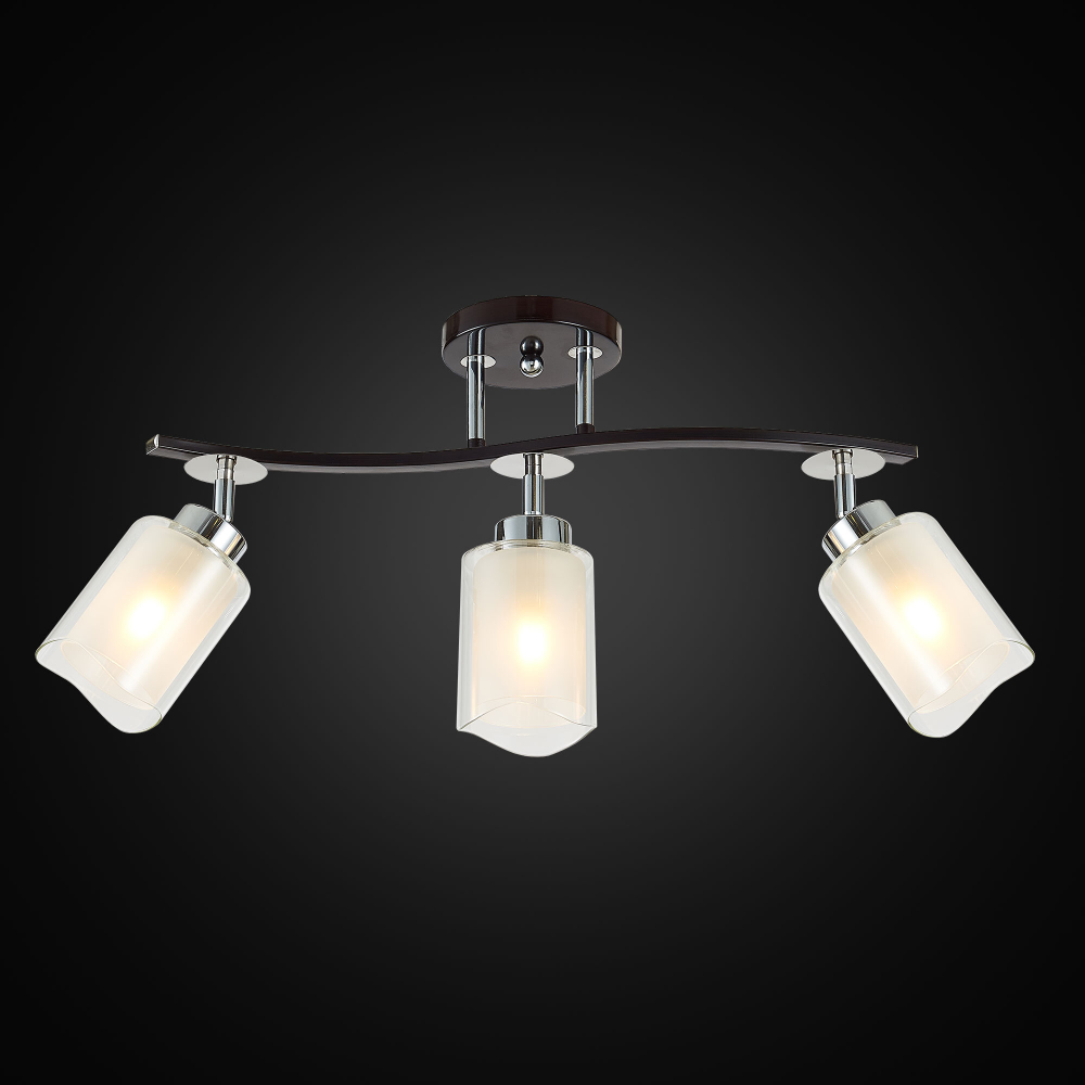 Citilux Фортуна CL156132 Люстра с поворотными плафонами Венге Хром