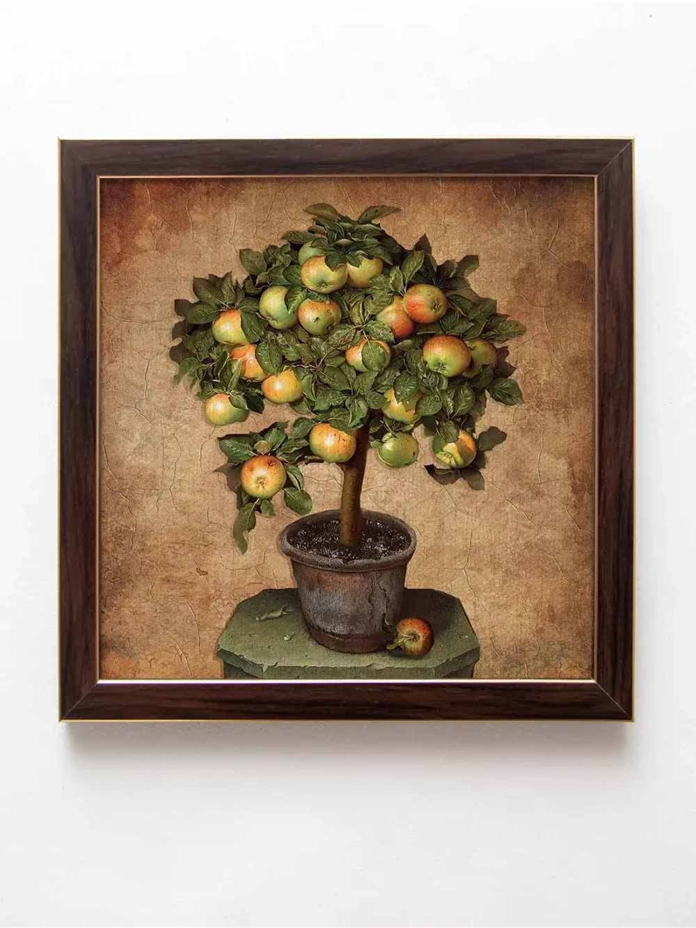 Картины на стену интерьерная на холсте 4 шт, 23*23 см