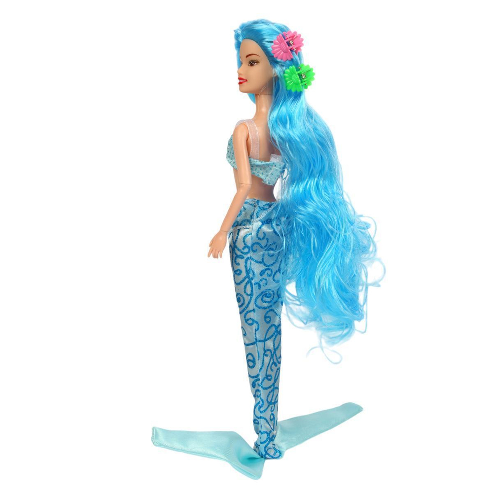Кукла тип Модница Русалка на шарнирах с аксессуарами, коробка 5805B