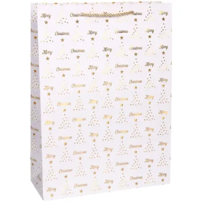 Пакет подарочный «Волшебная елочка» 31*42*12 см, микс