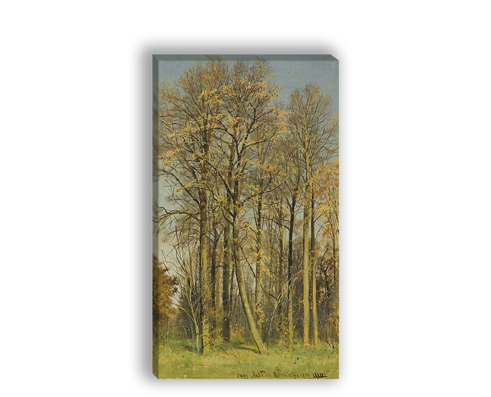"Рябины осенью", Шишкин Иван Иванович, картина (репродукция)