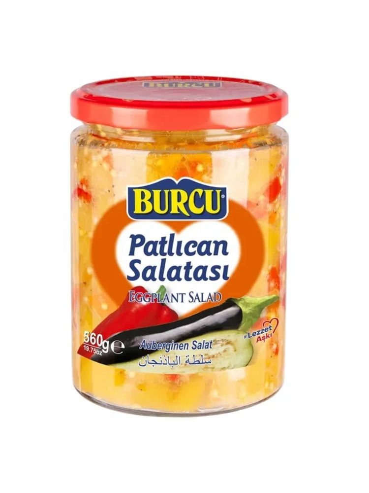 Салат BURCU Из запеченных баклажанов и перцев 560 г