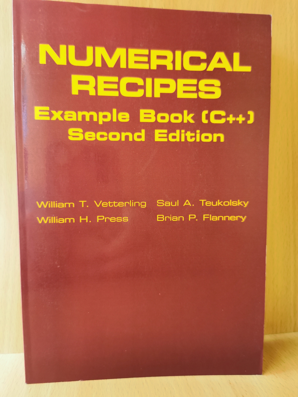Numerical Recipes Example Book (C++): The Art of Scientific Computing 2nd Edition