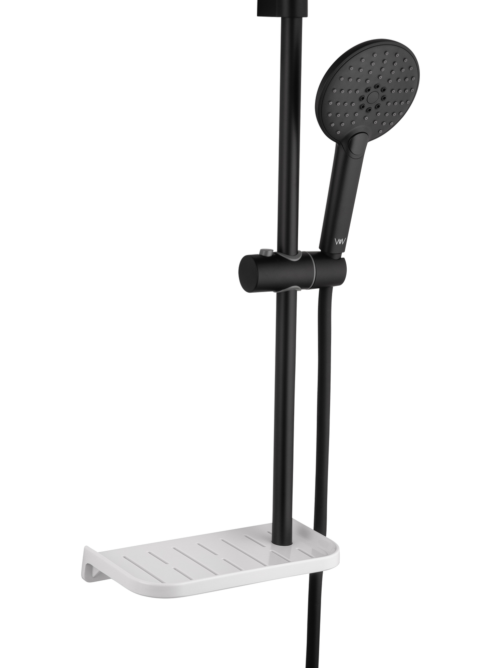 Смеситель для ванны с душевым гарнитуром WONZON & WOGHAND ALFA, Черный матовый (WW-AE3201-MB)