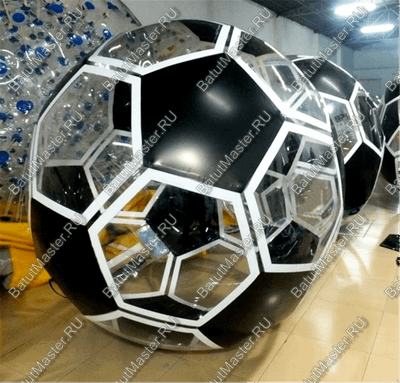 Аттракцион Водный шар ПВХ «Футбольный мяч» 2*2*2 м