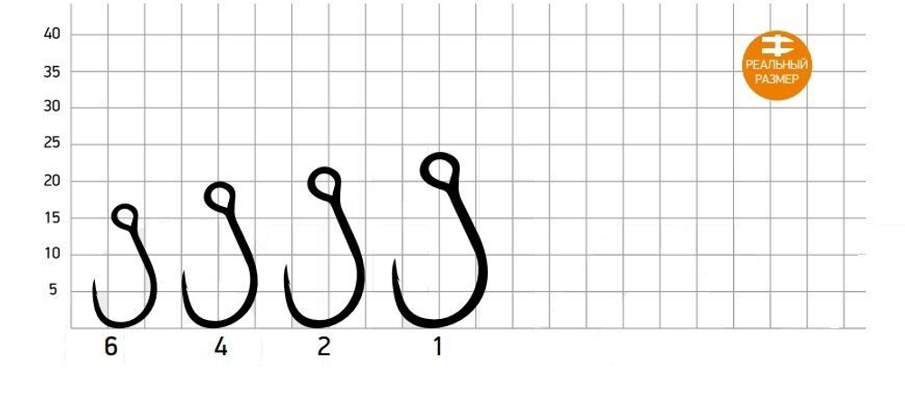 Крючки Saikyo SSBL075-BN IN-LINE EYE BARBLESS