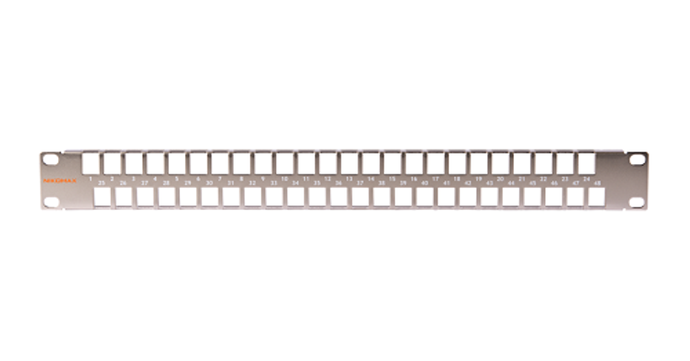 Патч-панель  NikoMax NMC-RP48-BLANK-1U-MT