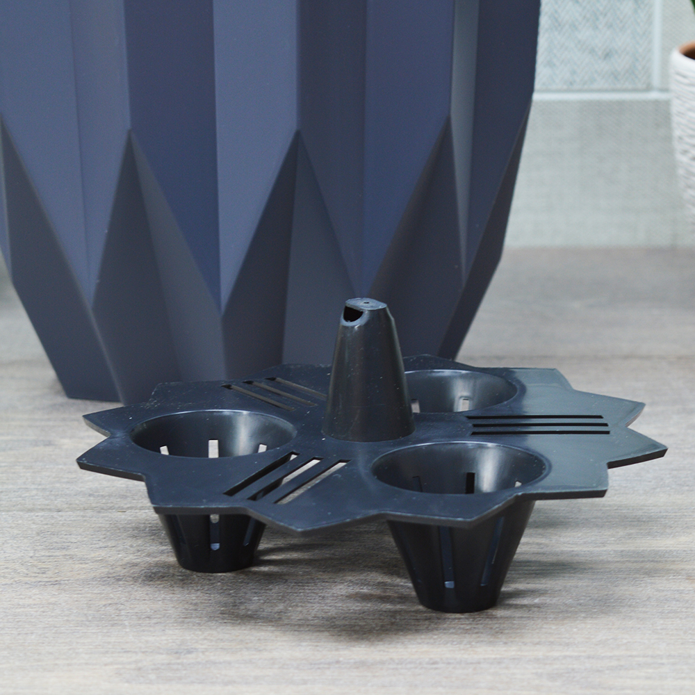 Кашпо Геометрия 5,8л, антрацит