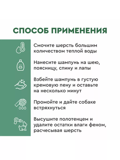Men For San шампунь для собак натуральный Против перхоти, с лимоном