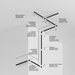 Шинопровод магнитный встраиваемый Maytoni Gravity TRX010-422W  2м