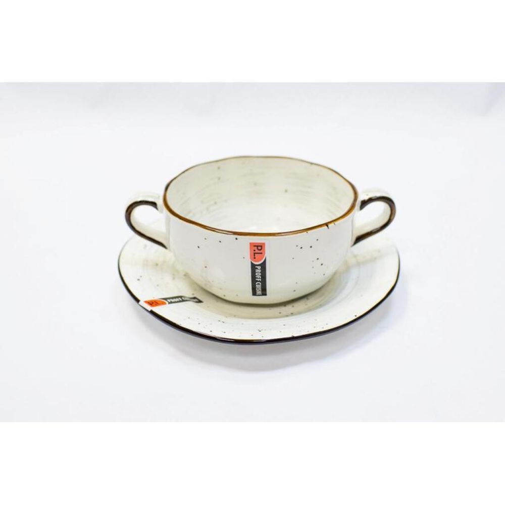 Бульонная пара 300 мл d 10,5 см h5,5 см White Fusion P.L. Proff Cuisine [1]