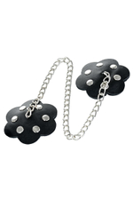 Черные пэстис с цепочкой Theatre (Цвет: черный с серебристым)