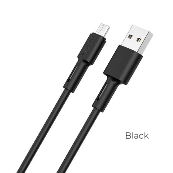 USB - micro USB, 5А, 1м, черный Borofone BX31