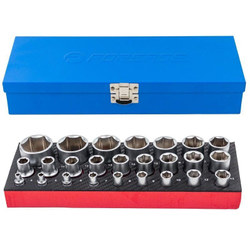 Головки 1/4'', 1/2'', набор 25пр Forsage F-50121G