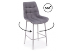 Барный стул Woodville Челси 360 темно-серый (zd 995), серый np
