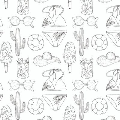 Лето в графике