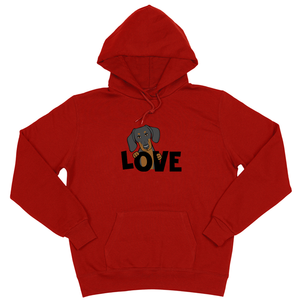 Толстовка "Такса - LOVE"