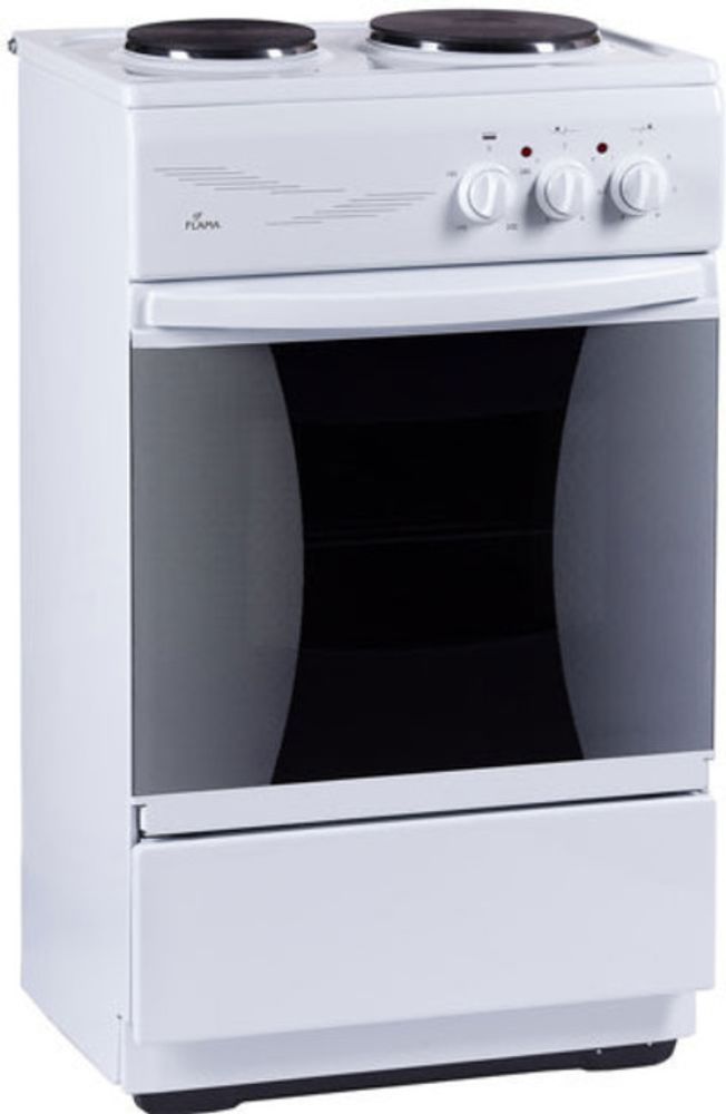 Электрическая плита FLAMA CE 3201 W ( 2-х  комф)