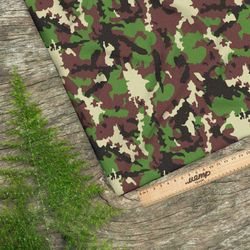 Ткань дюспо контрастный милитари