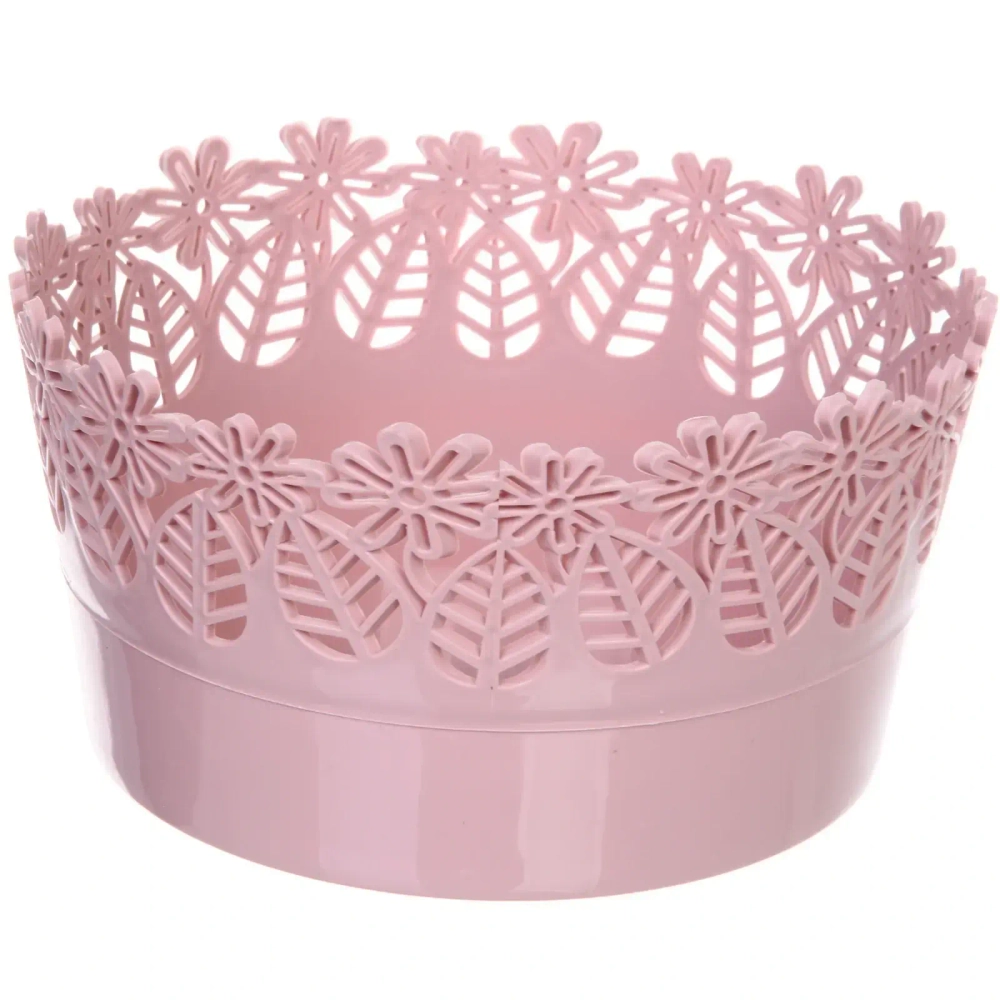 Сухарница пластиковая «SEGRETO» 19*10см пыльная роза