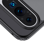 Чехол для Google Pixel 9 / Pixel 9 Pro черный с прозрачной матовой задней панелью WLONS