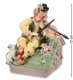 CMS-23/31 Муз. фигурка «Клоун-скрипач на крыше» (Pavone)