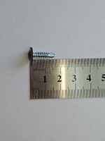 4,2х16 RAL8017 Саморез с прессшайбой СВЕРЛО коричневый (1000 шт)