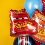 Шар с клапаном (14''/36 см) Мини-фигура, Гоночная машинка, 1 шт.