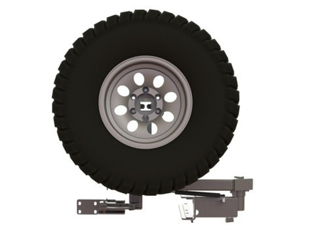 Калитка в штатный бампер Nissan Patrol Y61 (c 2004 г.в) (Усиленная)