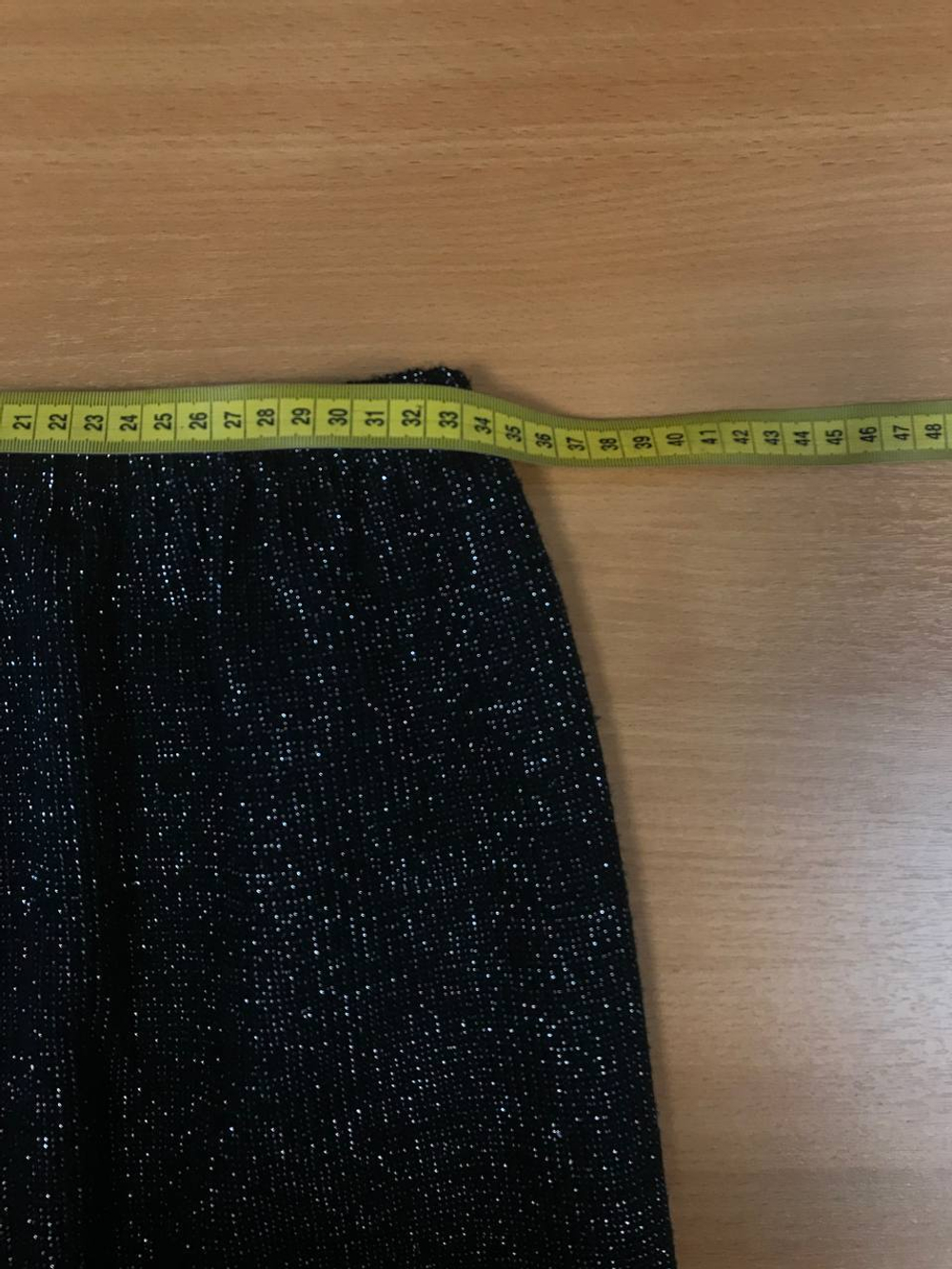 Юбка блестящая, маркировка 38, визуально на 44/46 размер