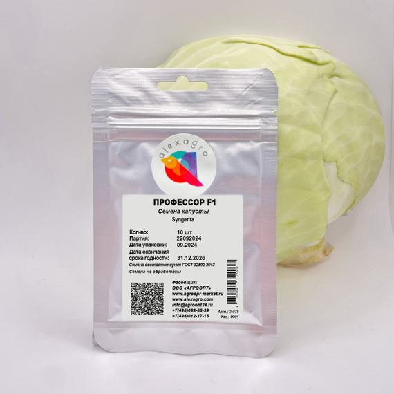 ПРОФЕССОР F1 семена капусты белокочанной Syngenta цена – фото 2