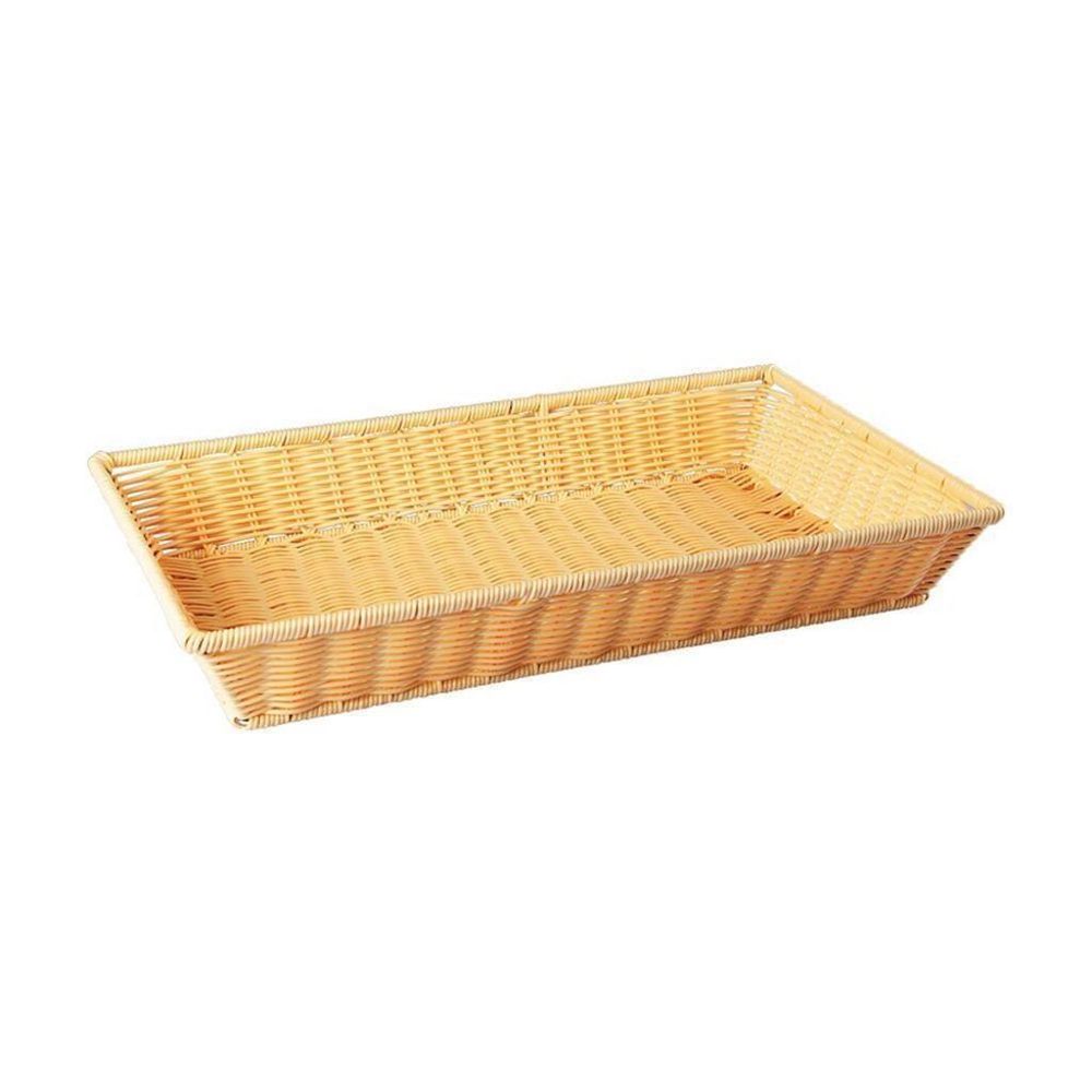 Корзина для хлеба и выкладки 53*33 см h8 см плетеная ротанг бежевая SUNNEX