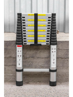 Лестница телескопическая алюм. бытовая 3.8м (13 ступ.) Forsage F-UP380