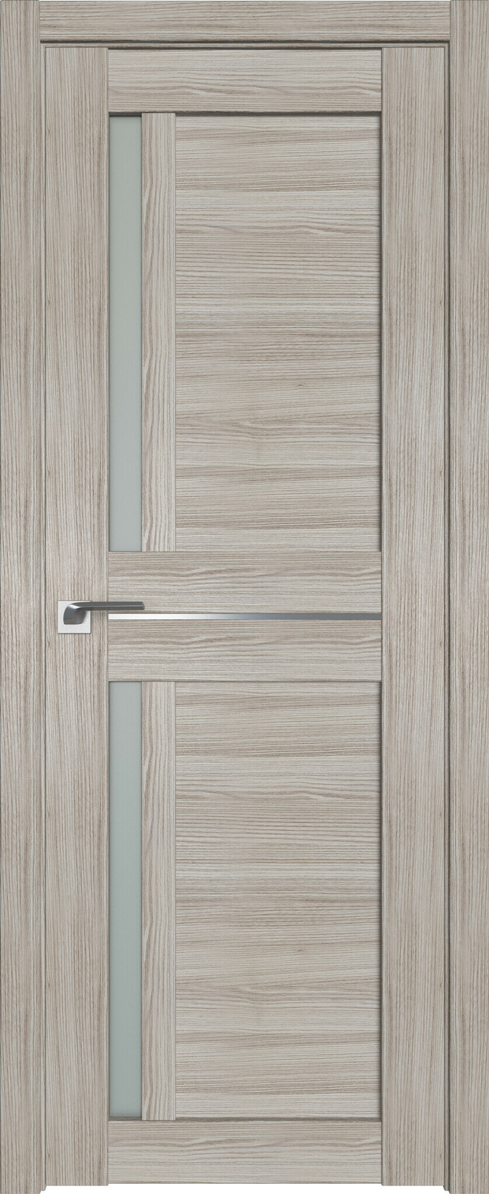 [ТОВАРА НЕТ В НАЛИЧИИ] Дверь межкомнатная Профиль Дорс 19 X, цвет капучино мелинга, экошпон, стекло матовое