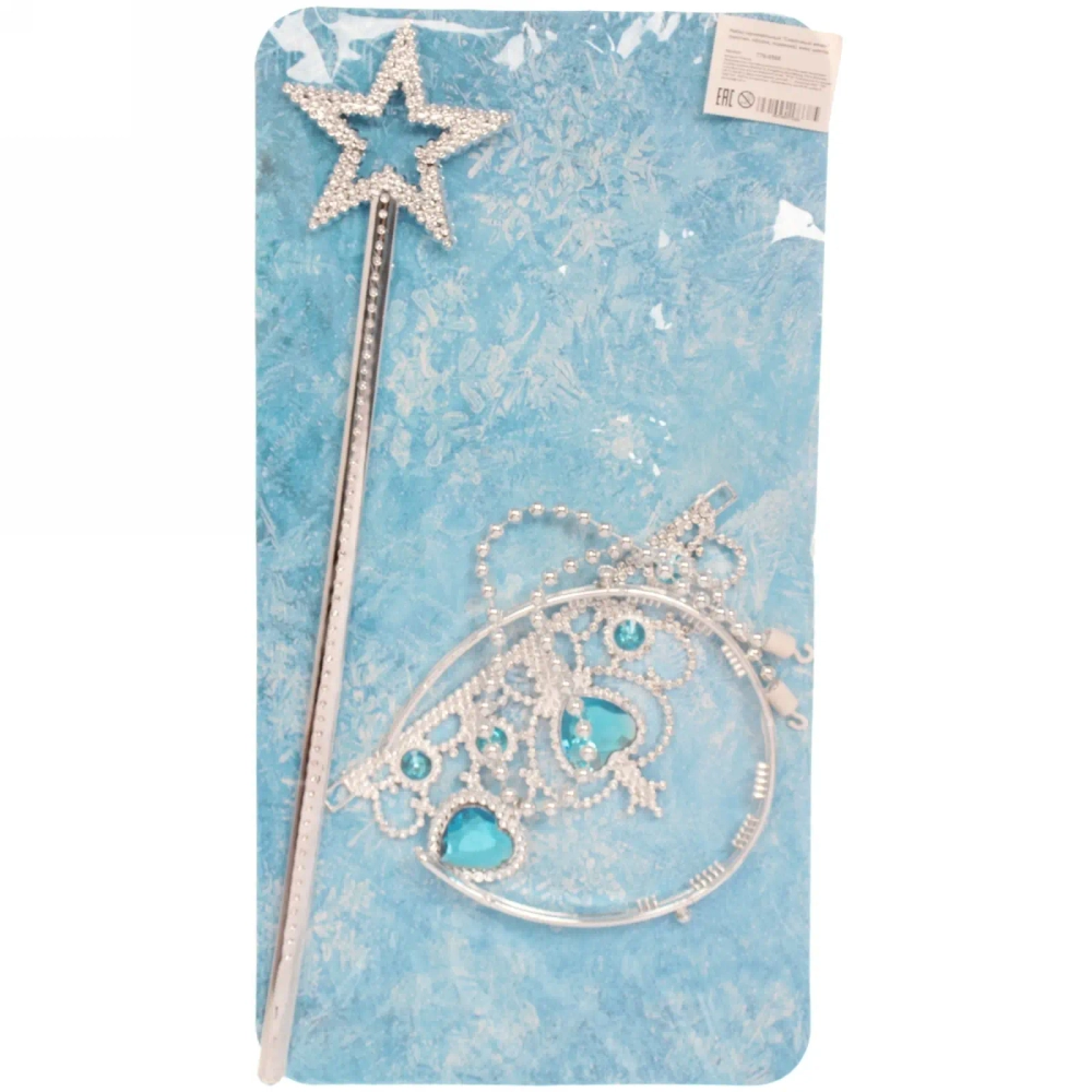 Набор карнавальный «Сказочный вечер» (палочка, ободок, подвеска, браслет), микс цветов