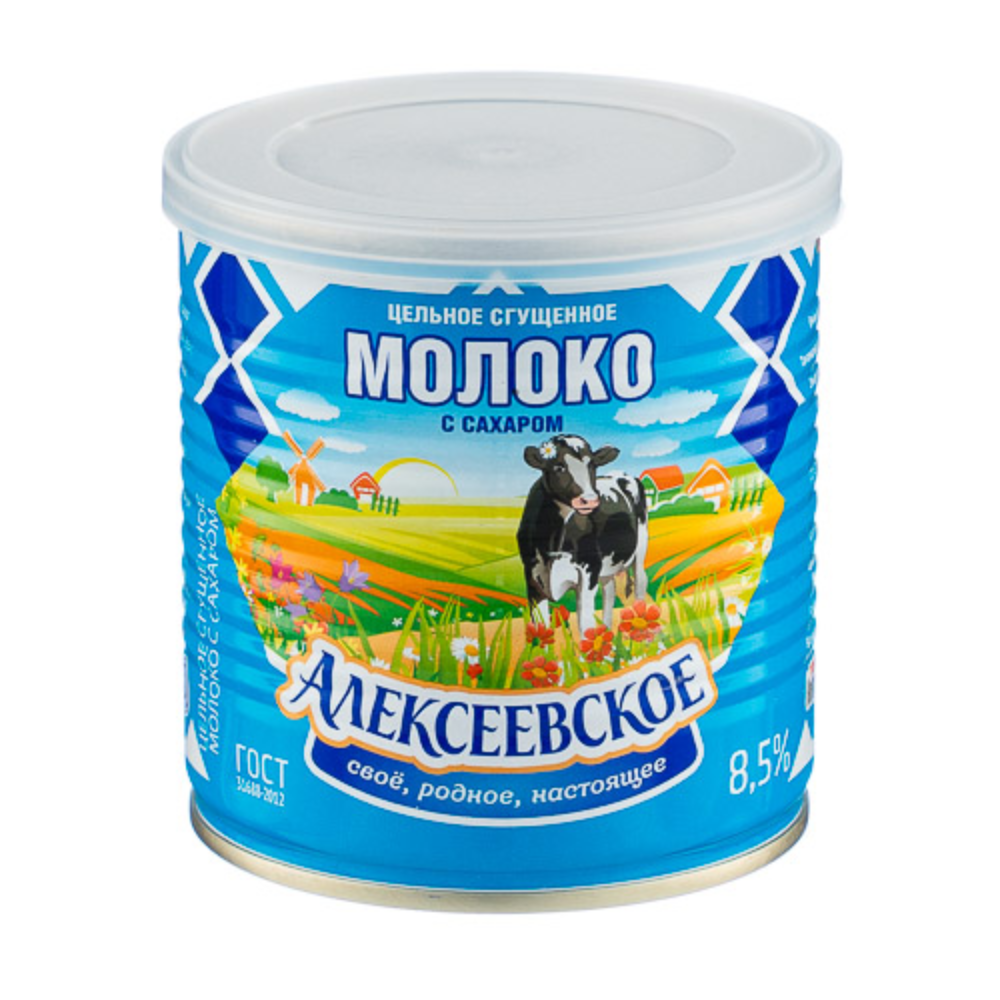 Молоко сгущенное Алексеевское 8,5% 360 гр