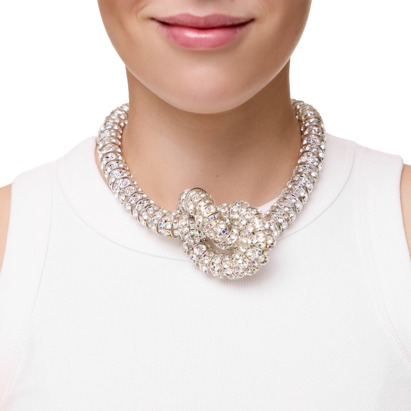 Колье-чокер Узел – Серебро