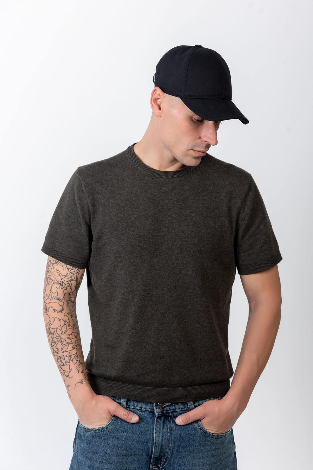 Бейсболка мужская КУБА вышивка канвас